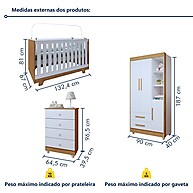 Quarto de Bebê Nina: Completo em MDF! - imagem 2