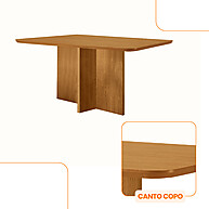 Mesa de Jantar 120cm Olímpia: Elegância em MDF - imagem 2
