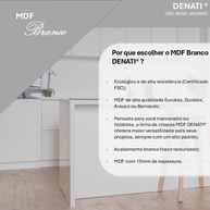 Kit 3 Prateleiras Estante 60x20cm em MDF Branco com Suporte Invisível - Design Moderno e Fixação Discreta - imagem 4