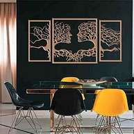 Quadro Decorativo Casal Árvore Vazado em MDF 3mm - Design Romântico e Moderno - imagem 3