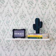 Kit 3 Prateleiras Estante 60x20cm em MDF Branco com Suporte Invisível - Design Moderno e Fixação Discreta - imagem 3