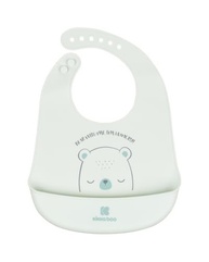 Babador de Silicone Bear With Me Mint - Seguro, Estiloso e Prático para Bebês - imagem 2