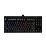 Teclado Mecânico Gamer Logitech G PRO com Layout US, RGB LIGHTSYNC, Design TKL, Cabo Destacável e Switch Exclusivo GX Blue Clicky - imagem 1
