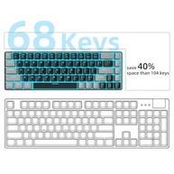MageGee Teclado portátil 60% mecânico para jogos, MK-Box LED retroiluminado compacto de 68 teclas, mini teclado de escritório com fio com interruptor vermelho para Windows, laptop, PC, Mac - - imagem 4