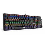 TECLADO MECÂNICO GAMER REDRAGON VALHEIM ILUMINAÇÃO RAINBOW PRETO SWITCH BROWN K608-R (PT-BROWN) - imagem 4