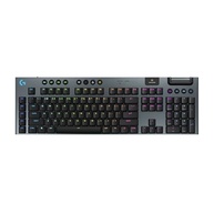 Teclado Mecânico Gamer Sem Fio Logitech G915 X LIGHTSPEED com RGB LIGHTSYNC, USB ou Bluetooth, Teclas Programáveis, Switch de Baixo Perfil GL Brown Tactile, Bateria Recarregável - Preto - imagem 1