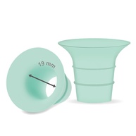 Maymom Flange Inserção 19mm – Compatível com Bombas Medela, Spectra, Elvie e Mais | Redução de 24mm para 19mm - imagem 1