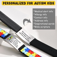 Pulseira Autismo: Segurança e Info. Médica - imagem 2