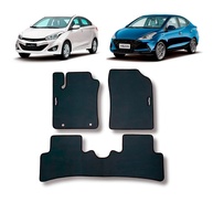 Tapete de Borracha HB20S Sedan 2014-2022: Proteção Total e Design Sob Medida - imagem 1