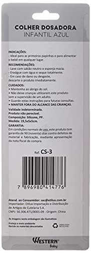 Colher Dosadora Infantil Western CS-3 Azul – Medida Precisa e Segura para Papinhas - imagem 5