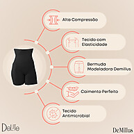Bermuda Modeladora Demillus: Conforto e Redução de Medidas - imagem 2
