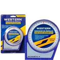 Medidor de Ângulo com Base Magnética Western: Precisão em 0 a 90° - imagem 1