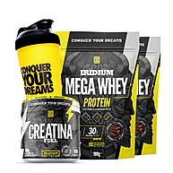Mega Ganho: Whey + Creatina Iridium Labs - imagem 1