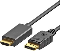 Cabo Conversor DisplayPort para HDMI 4K 1.8m Megamix CB-DMI18 - Conexão Perfeita! - imagem 1