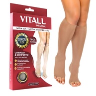 Meia 3/4 Vitall Medical: Alívio e Circulação! - imagem 1