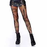 meia-arrastao-cobra-fantasia-halloween-incrivel