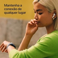 Apple Watch SE 3 GPS + Cellular 44mm Meia-noite: Saúde, Conexão e Estilo - imagem 4