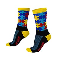 Meia HUPI Tea Autismo Colorida: Conforto e Estilo para Pés 34-38 - imagem 1