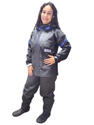 Capa de Chuva Feminina PVC Impermeável Motoqueira Flexível Motos Confortável Barata Par de Meia - imagem 5