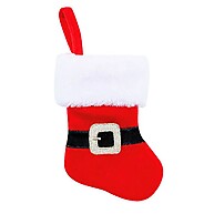 Meia Natalina Papai Noel 14,5cm – Decore com Estilo! - imagem 1