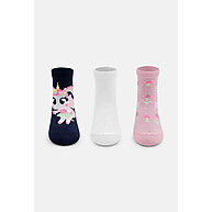 Meias Bebê Unicórnio Puket: Kit Encantado com 3 Pares - imagem 1