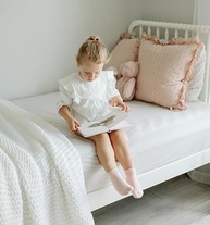 JAKIDAR 12 Pares de Meias de Bebê Antiderrapantes de Algodão para Crianças Pequenas, Meias de Tornozelo para Bebê, Rosa E Rosa Profundo E Azul Escuro 4-7T - imagem 3
