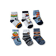 Meias Infantis Algodão: Kit 6 Pares Super Confortáveis! - imagem 1