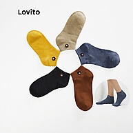Meias Invisíveis Lovito: Conforto e Estilo com Urso - imagem 1