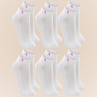 Meias Lupo Femininas: Kit 6 Pares Conforto e Estilo - imagem 1