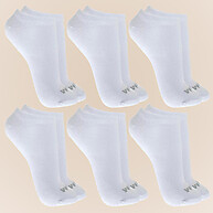 Meias Soquete Mash: Kit 6 Pares Algodão Conforto - imagem 1
