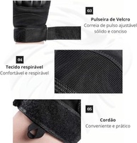 Luva Tática Meio Dedo Verde: Proteção e Performance para Aventura e Esporte - imagem 5