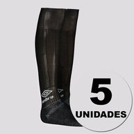 Meiões Umbro Classic Preto: Kit 5 Pares ⚽ - imagem 1