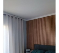 Papel de Parede 3D Auto Colante Madeira Freijó Mel - Impermeável e Fácil Instalação - imagem 4
