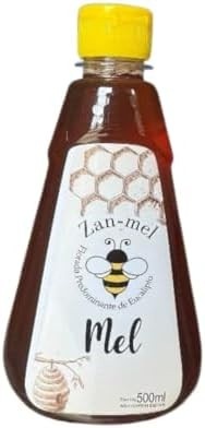 Zan-mel Mel de Eucalipto, Bisnaga Natural, 500ml, Sem Glúten - imagem 2
