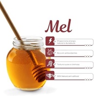 Mel com Açaí e Banana Gold Medal Honey | Mel puro 100% Natural e Saudável | Perfeito para Lanches e Sobremesas | Sem Açúcares ou Aditivos | Sabor Autêntico e Nutritivo | 250g - imagem 3