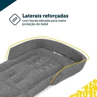 Almofada Safety Safe Comfort para Carrinho: Conforto e Segurança Black/Dark Melange - imagem 3