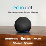 Echo Dot 5ª Geração: O Melhor Som em um Smart Speaker Compacto (Preto) - imagem 2