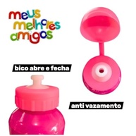 melhores-tampa-com-rosa-a-premium-mosquetao-infantil-400ml-inox-meus-corujinha-garrafa-amigos-e-a