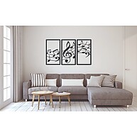 Quadro Notas Musicais: Decore com Melodia! - imagem 1