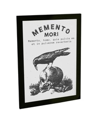 Quadro Decorativo A4 Memento Mori Estoicismo - Papel Fotográfico Premium - imagem 2
