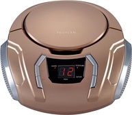 Boombox Sylvania Portátil CD Player: Som Clássico com Rádio AM/FM e Memória Programável - imagem 2