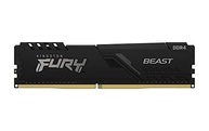Kingston, KF432C16BBK2/16 - Kit de memórias de 16GB (2 x 8GB) DIMM DDR4 3200Mhz FURY Beast Black 1,35V 1Rx8 288 pinos para desktop/gamers, Não aplicável - imagem 4
