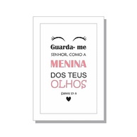 Quadro Infantil Menina dos Teus Olhos Arco Íris - Decoração Elegante para Quarto de Bebê - imagem 2