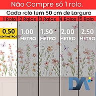 Papel de Parede Adesivo Rosas Floral para Quartos de Menina - imagem 1