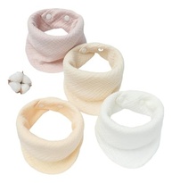 Kit 4 Peças Babador Bandana Quatro Camadas Menino Menina(Cor1) - imagem 2