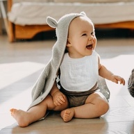 GLLQUEN BABY Babadores de musselina para meninos e meninas, pacote com 8, babadores ajustáveis para babar e dentição babadores bandana de algodão - imagem 3