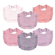 1 pacote de babadores de musselina para bebês (meninas) - imagem 1