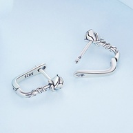Brincos Bamoer Prata 925: Elegância para Meninas - imagem 2