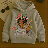 Moletom Infantil Girl Fun: Conforto e Estilo para Meninas - imagem 1