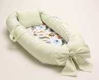 Kit Almofada de Amamentação + Ninho Berço Redutor Bebê Menino Algodão (Floresta) - Conforto e Segurança em Um Só Conjunto - imagem 3